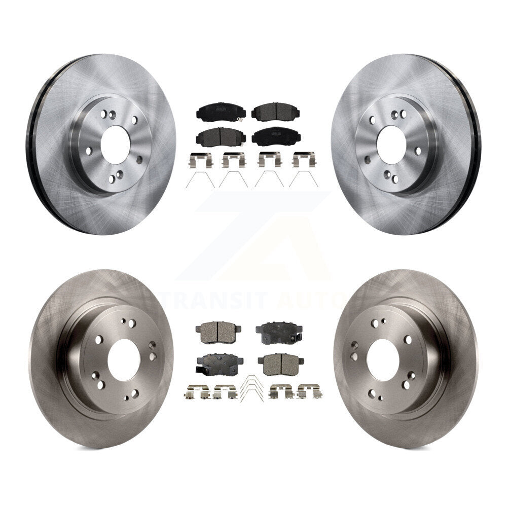 Transit Auto K8F-101071 Disc Brake Kit for 2010-2014 Honda Accord, Acura TSX - Front and Rear product image