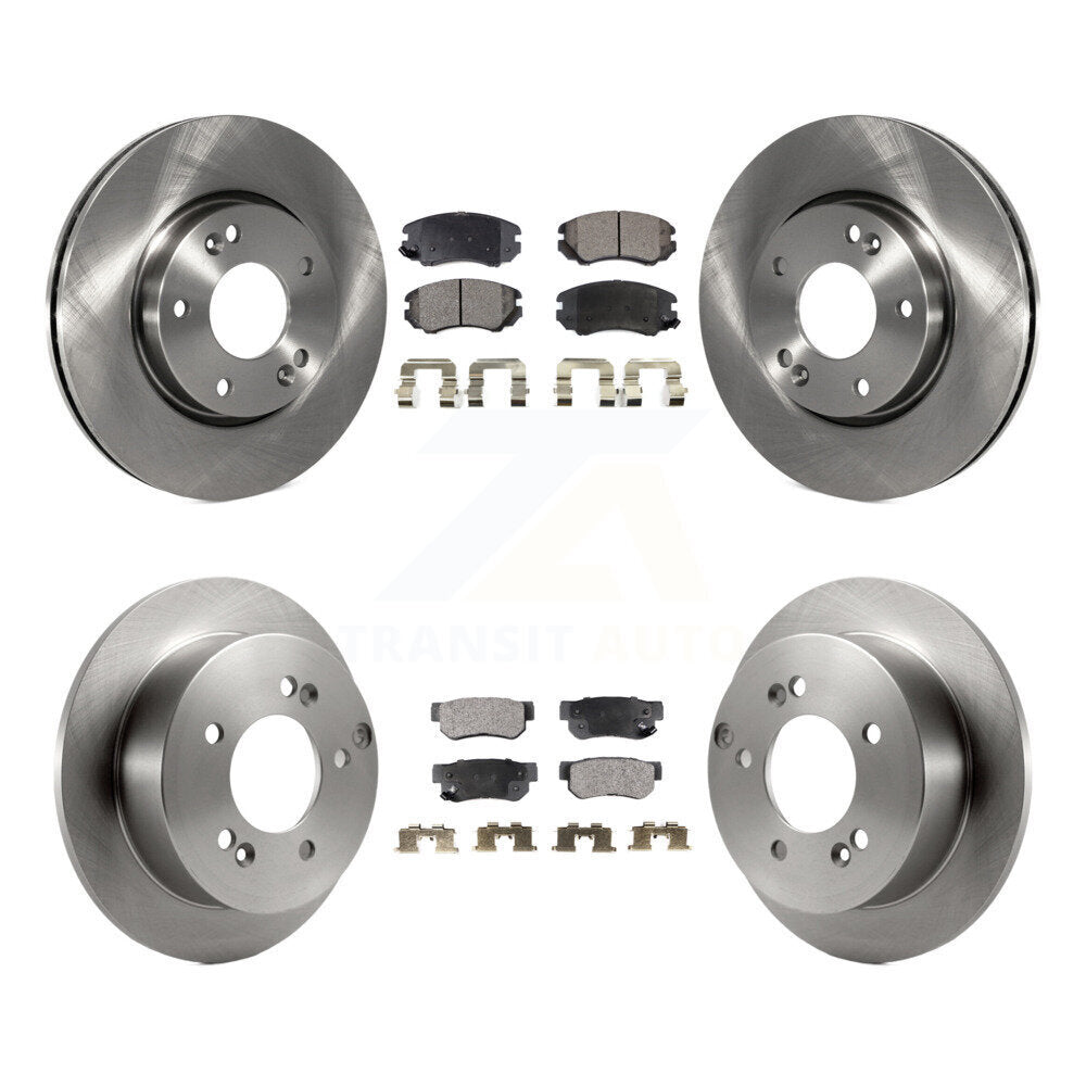 Transit Auto K8F-101132 Disc Brake Kit for 2005-2010 Hyundai Sonata, Kia Magentis, Kia Optima & more - Front and Rear product image