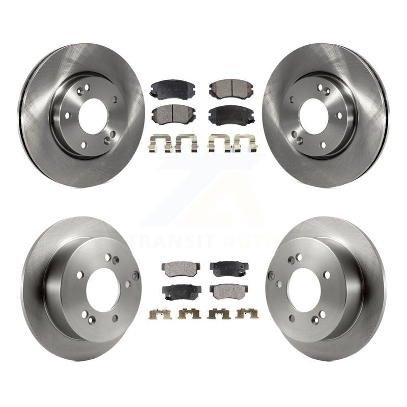 Transit Auto K8F-101132 Disc Brake Kit for 2005-2010 Hyundai Sonata, Kia Magentis, Kia Optima & more - Front and Rear product image