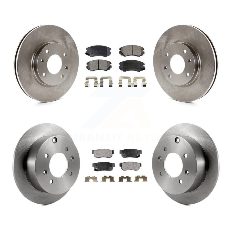 Transit Auto K8F-101195 Disc Brake Kit for 2003-2006 Kia Magentis, Kia Optima, Hyundai Sonata - Front and Rear product image