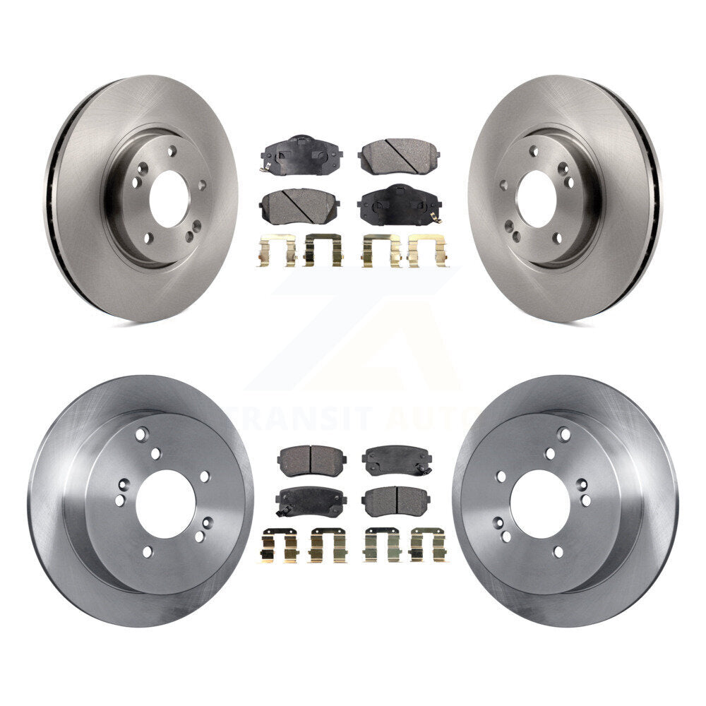 Transit Auto K8F-101241 Disc Brake Kit for 2010-2016 Hyundai Tucson, Kia Sportage - Front and Rear product image