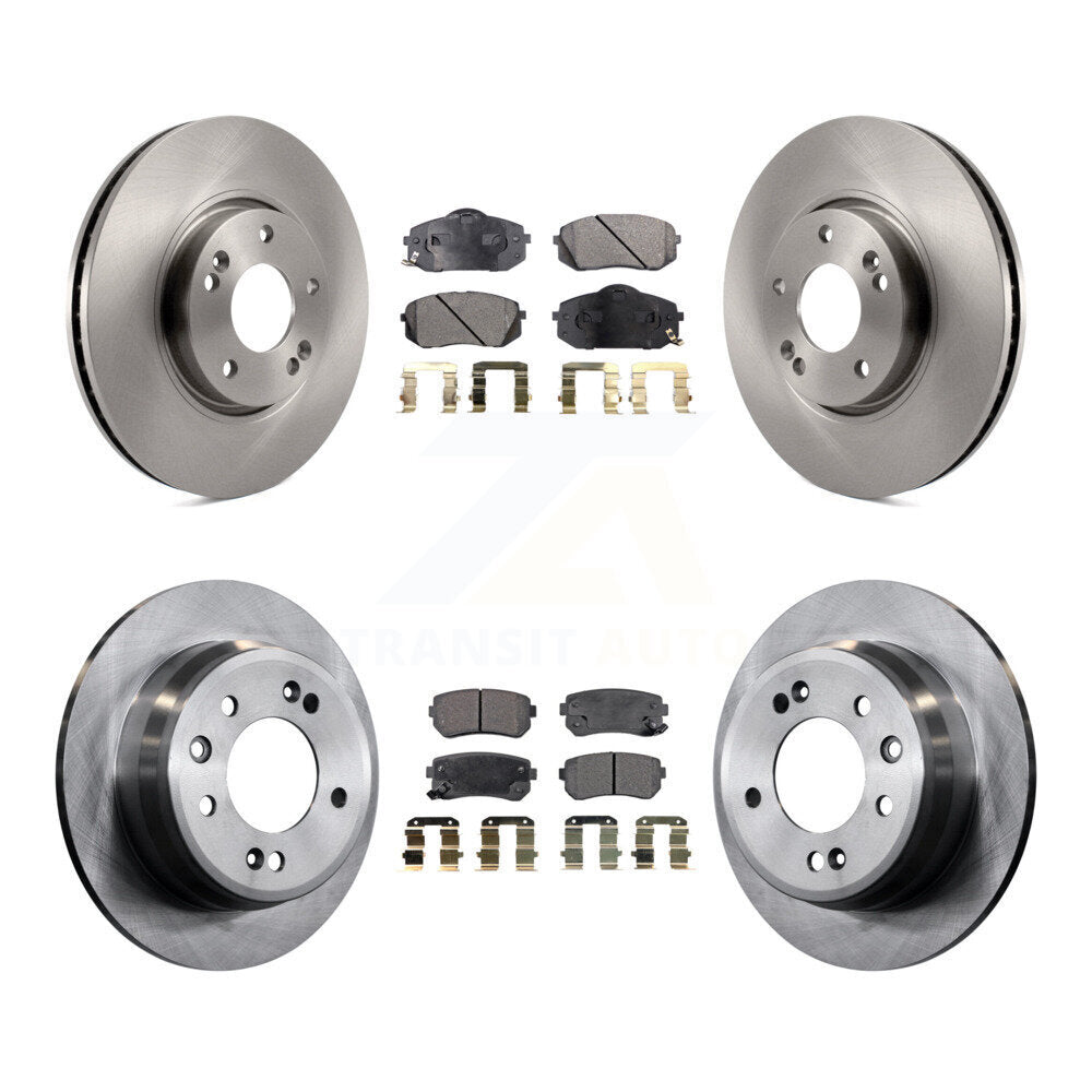 Transit Auto K8F-101242 Disc Brake Kit for 2012-2016 Hyundai Tucson, Kia Sportage - Front and Rear product image