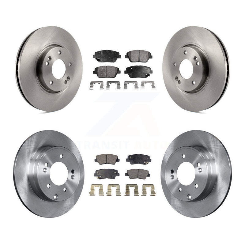 Transit Auto K8F-101247 Disc Brake Kit for 2011-2016 Kia Optima, Hyundai Sonata - Front and Rear product image