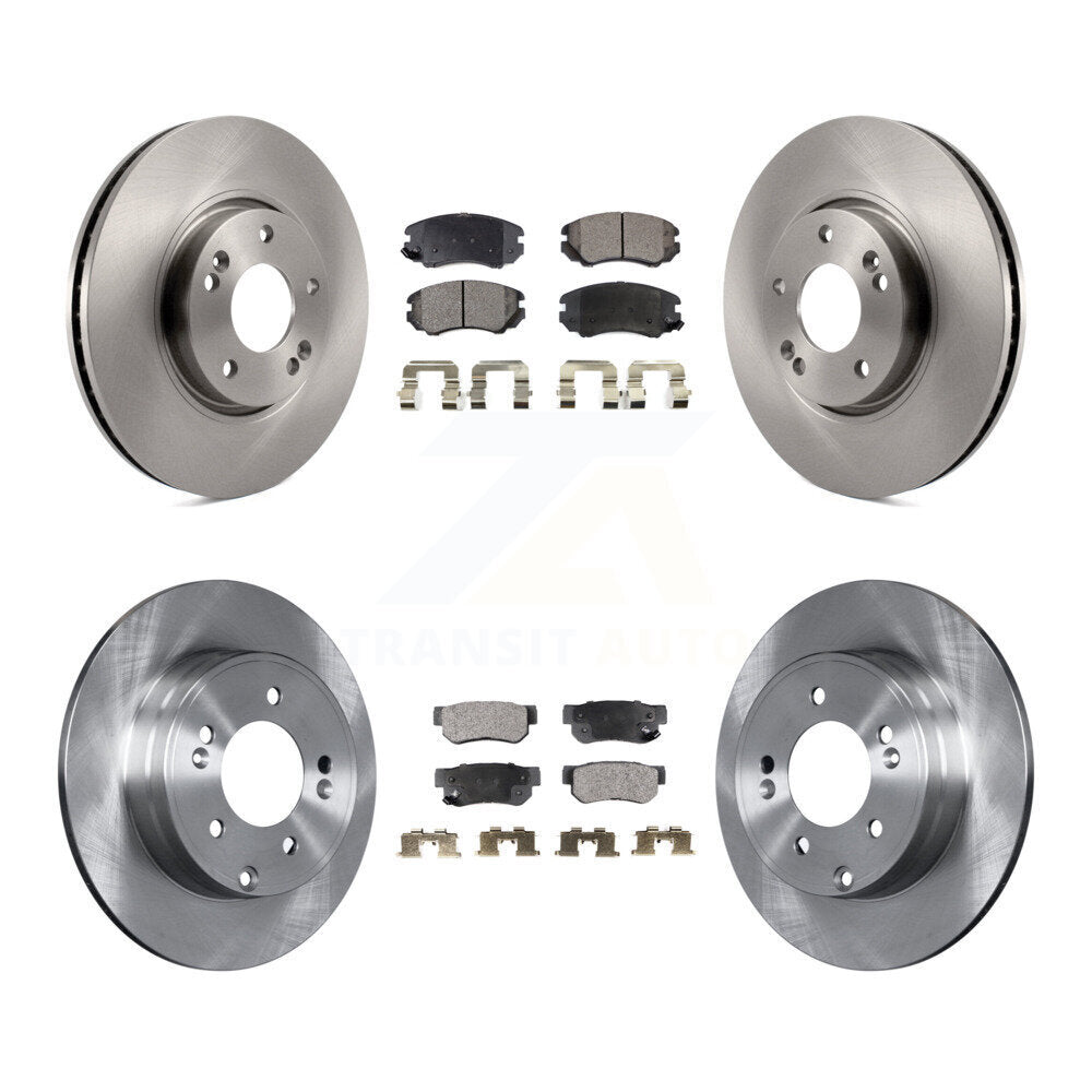 Transit Auto K8F-101255 Disc Brake Kit for 2006-2008 Hyundai Sonata - Front and Rear product image