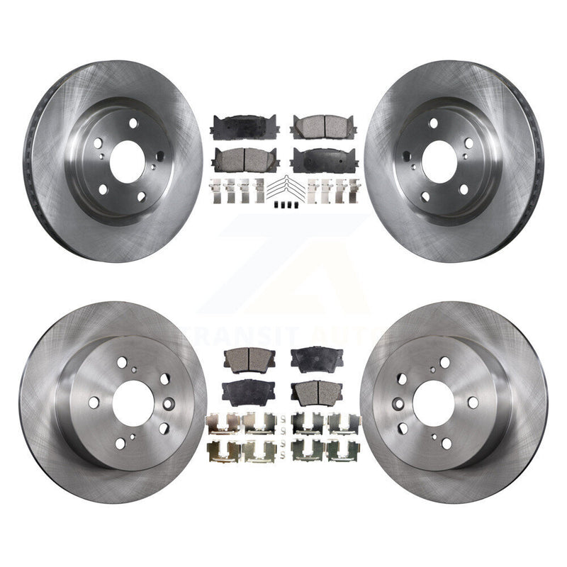 Transit Auto K8F-101266 Disc Brake Kit for 2012-2018 Lexus ES300h, Lexus ES350, Toyota Avalon & more - Front and Rear product image