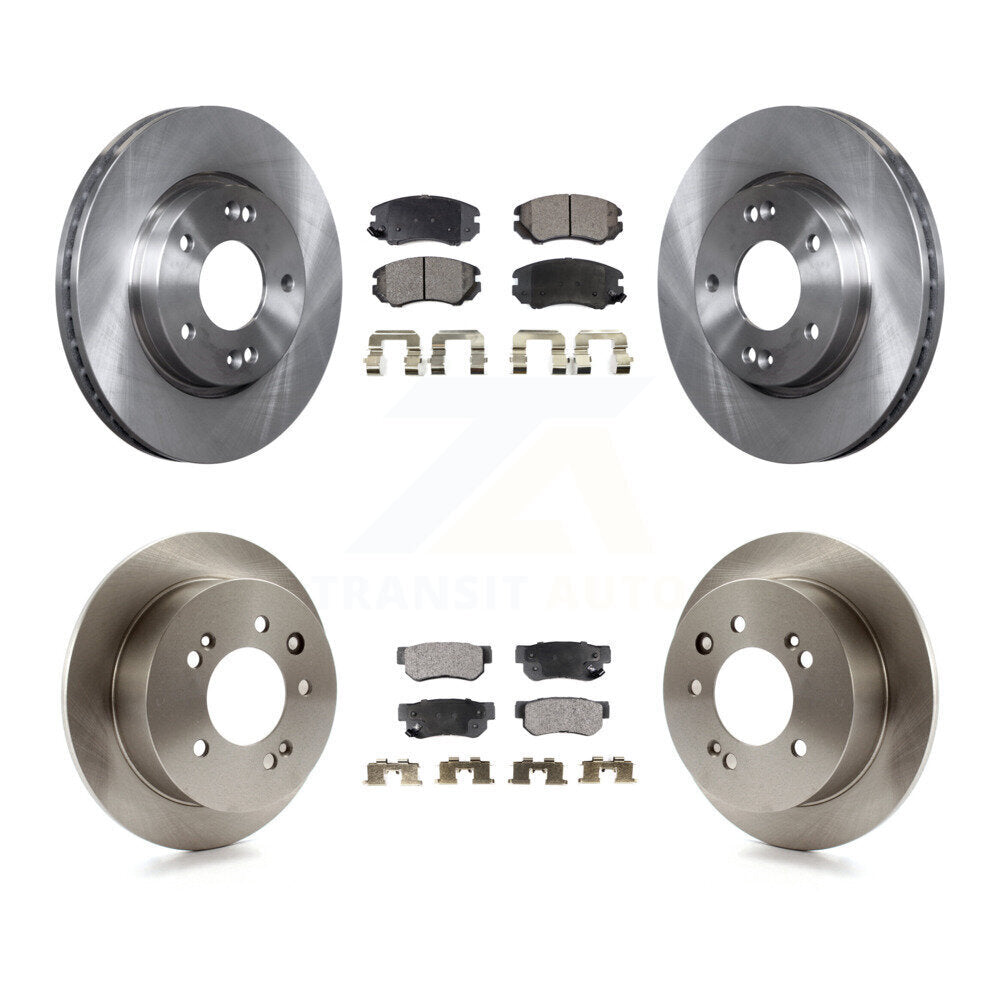 Transit Auto K8F-101280 Disc Brake Kit for 2007-2010 Hyundai Elantra - Front and Rear product image