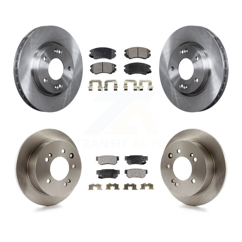 Transit Auto K8F-101280 Disc Brake Kit for 2007-2010 Hyundai Elantra - Front and Rear product image