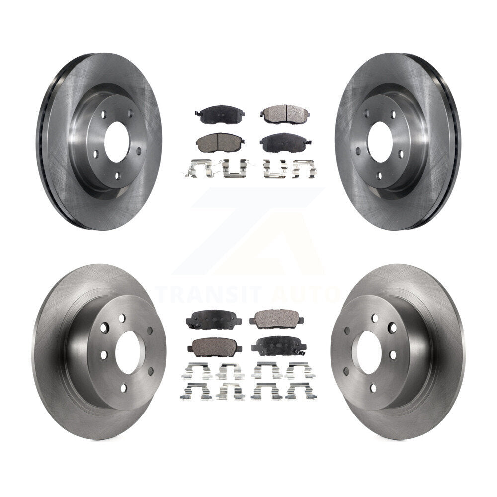 Transit Auto K8F-101306 Disc Brake Kit for 2007-2013 Nissan Altima - Front and Rear product image