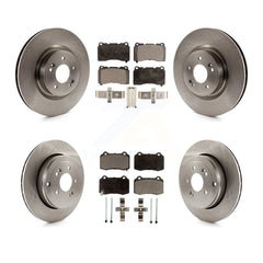 Transit Auto K8F-101390 Disc Brake Kit for 2010-2016 Hyundai Genesis Coupe - Front and Rear product image