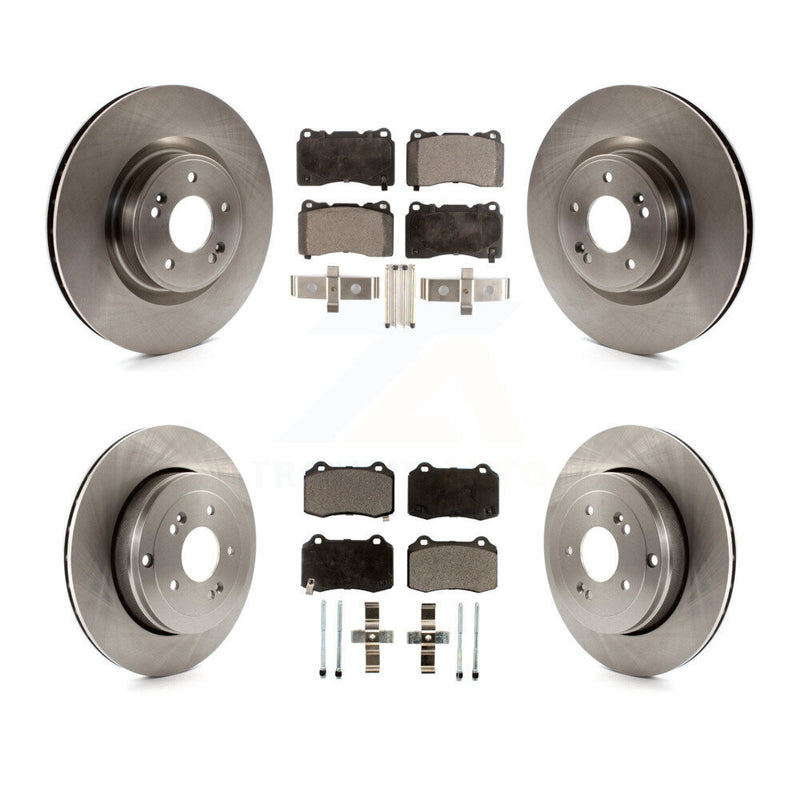 Transit Auto K8F-101390 Disc Brake Kit for 2010-2016 Hyundai Genesis Coupe - Front and Rear product image