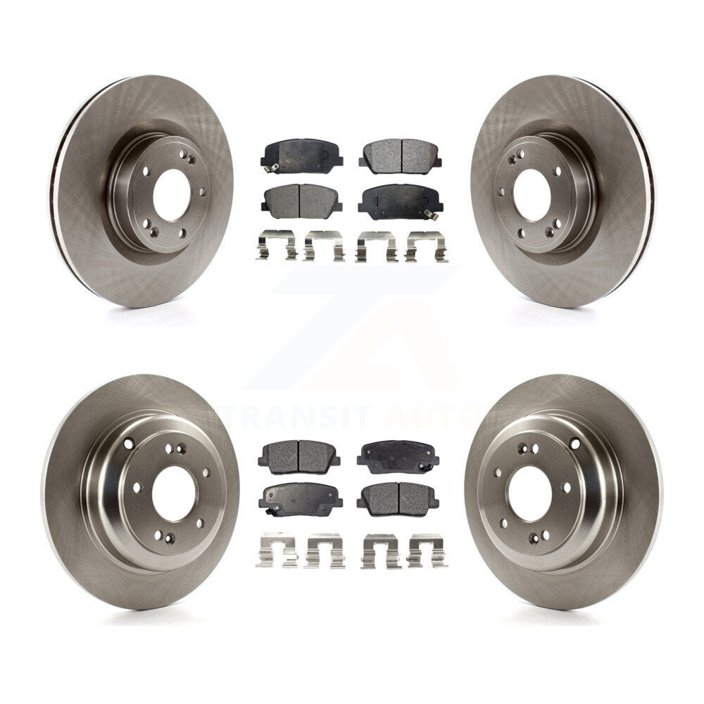 Transit Auto K8F-101391 Disc Brake Kit for 2010-2016 Hyundai Genesis Coupe - Front and Rear product image