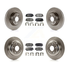 Transit Auto K8F-101391 Disc Brake Kit for 2010-2016 Hyundai Genesis Coupe - Front and Rear product image