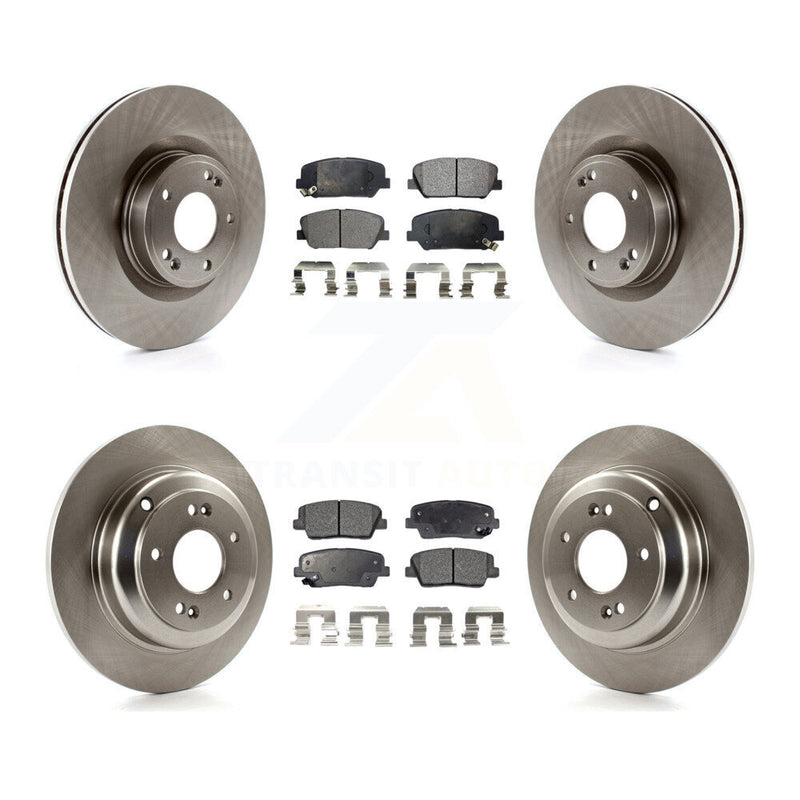 Transit Auto K8F-101391 Disc Brake Kit for 2010-2016 Hyundai Genesis Coupe - Front and Rear product image