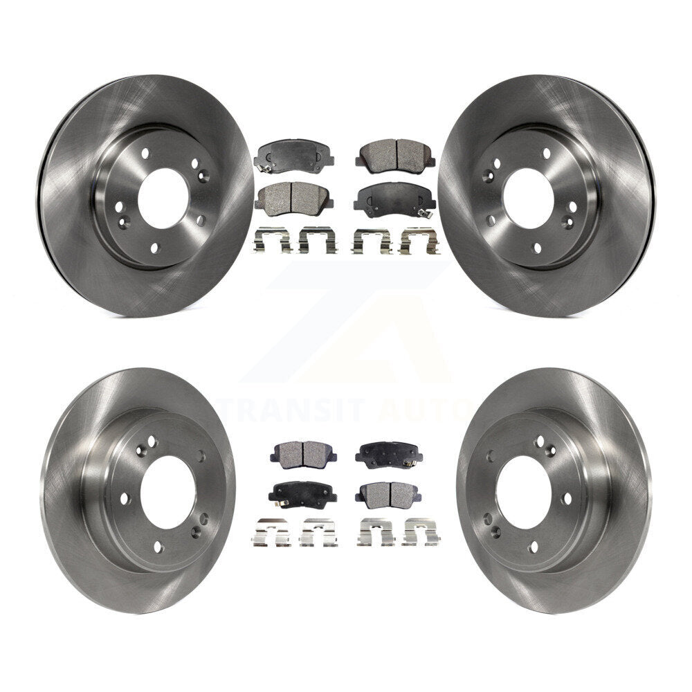 Transit Auto K8F-101406 Disc Brake Kit for 2011-2016 Hyundai Elantra GT, Kia Forte, Kia Forte Koup & more - Front and Rear product image