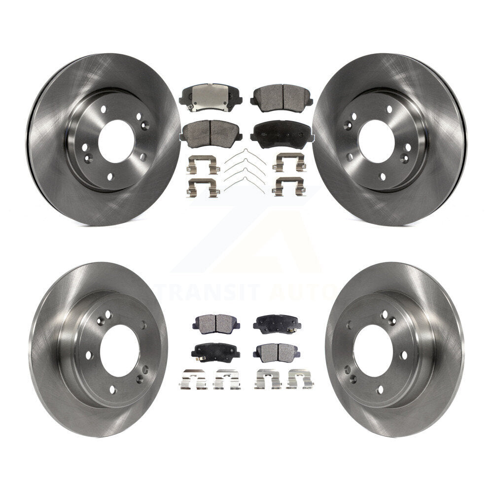 Transit Auto K8F-101407 Disc Brake Kit for 2016-2017 Kia Forte Koup, Hyundai Elantra GT - Front and Rear product image