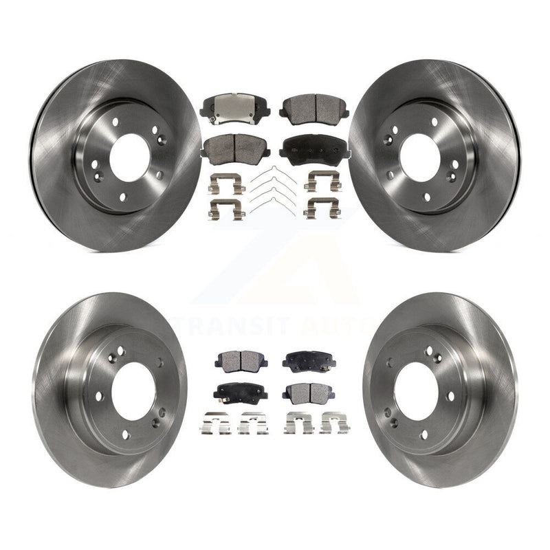 Transit Auto K8F-101407 Disc Brake Kit for 2016-2017 Kia Forte Koup, Hyundai Elantra GT - Front and Rear product image