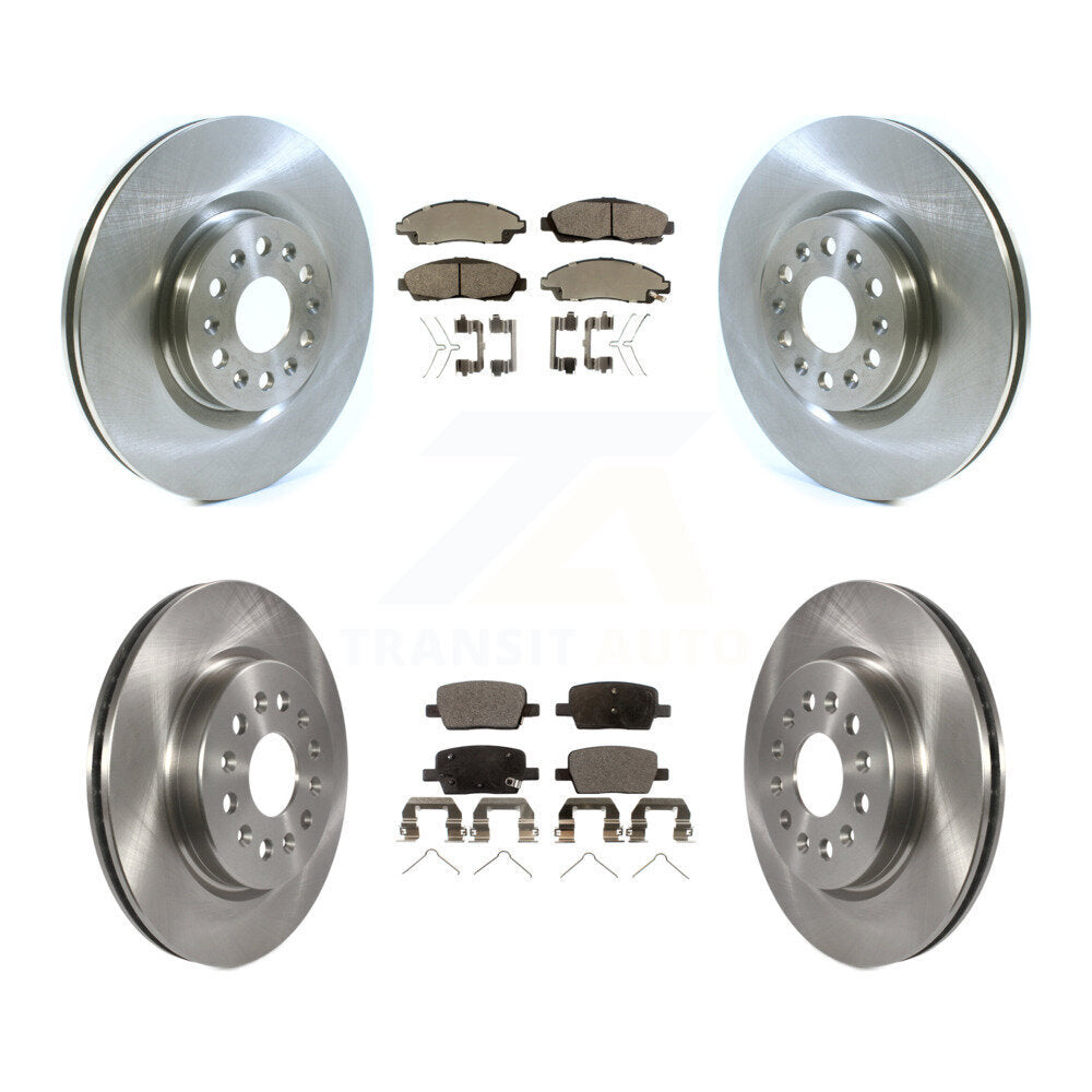 Transit Auto K8F-101496 Disc Brake Kit for 2017-2020 Cadillac XT6, Buick Enclave, Cadillac XT5 - Front and Rear product image