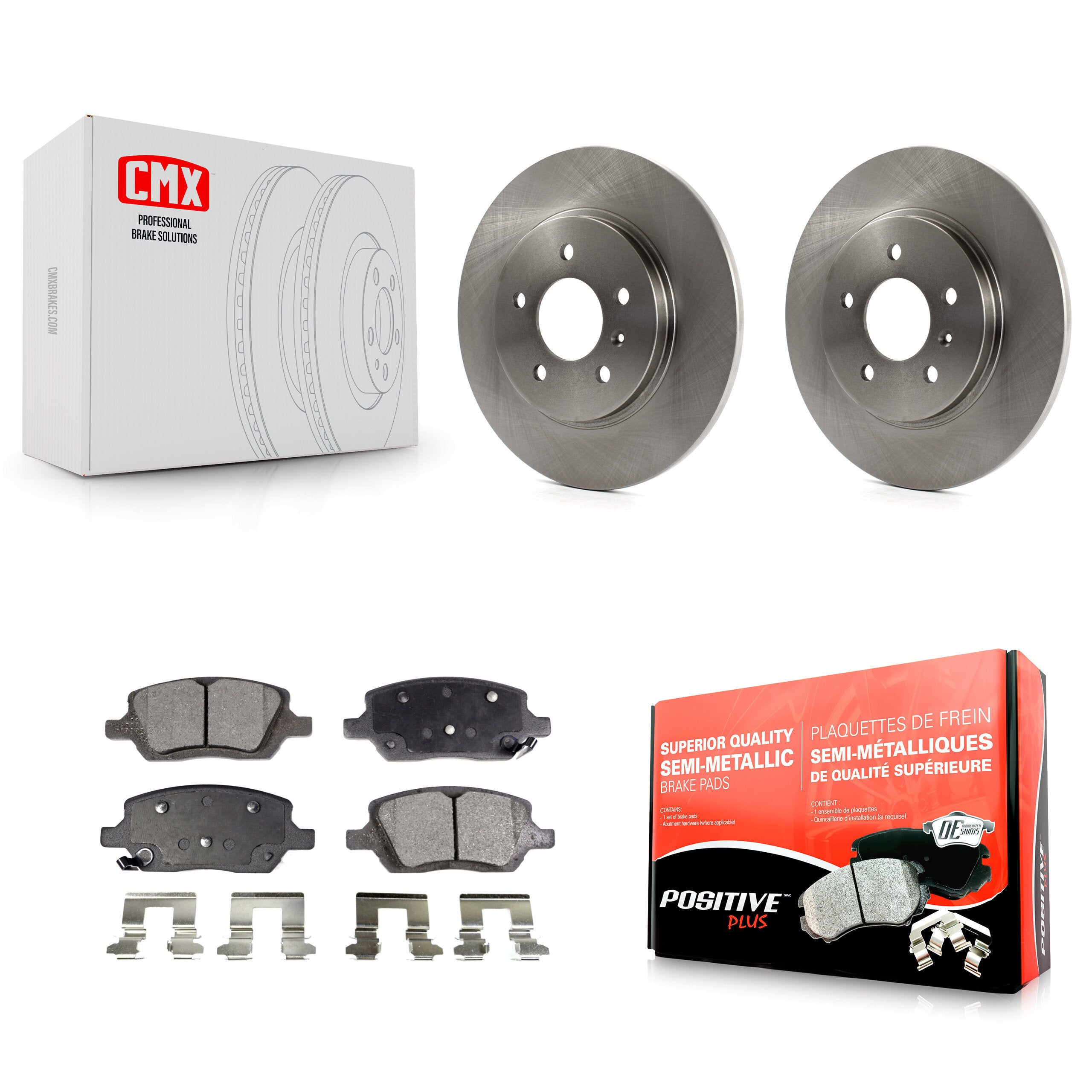 Transit Auto K8F-101531 Disc Brake Kit for 2005 Buick Terraza, Chevrolet Uplander, Pontiac Montana & more - Rear product image