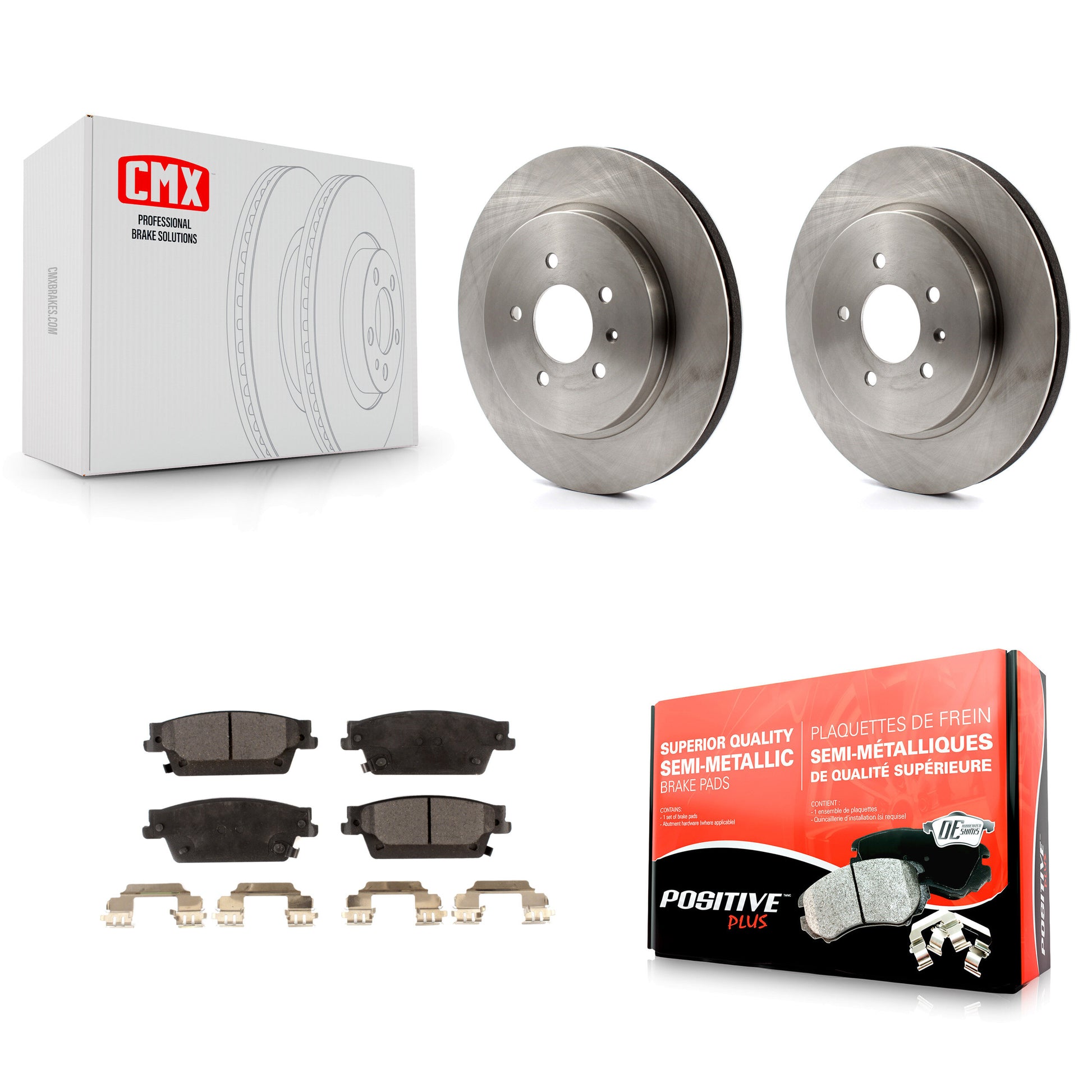 Transit Auto K8F-101533 Disc Brake Kit for 2005-2011 Cadillac CTS, Cadillac STS - Rear product image