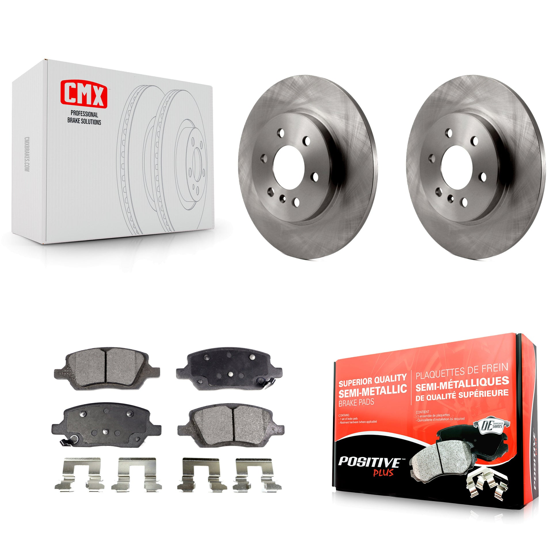 Transit Auto K8F-101534 Disc Brake Kit for 2006-2009 Buick Terraza, Chevrolet Uplander, Pontiac Montana & more - Rear product image