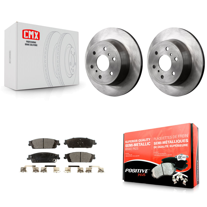 Transit Auto K8F-101541 Disc Brake Kit for 2014-2020 Chevrolet Suburban, Chevrolet Silverado 1500, Chevrolet Silverado 1500 LD & more - Rear product image