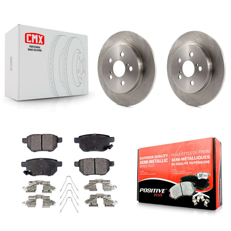 Transit Auto K8F-101548 Disc Brake Kit for 2009-2022 Toyota Corolla, Toyota Prius AWD-e, Toyota Prius Prime & more - Rear product image