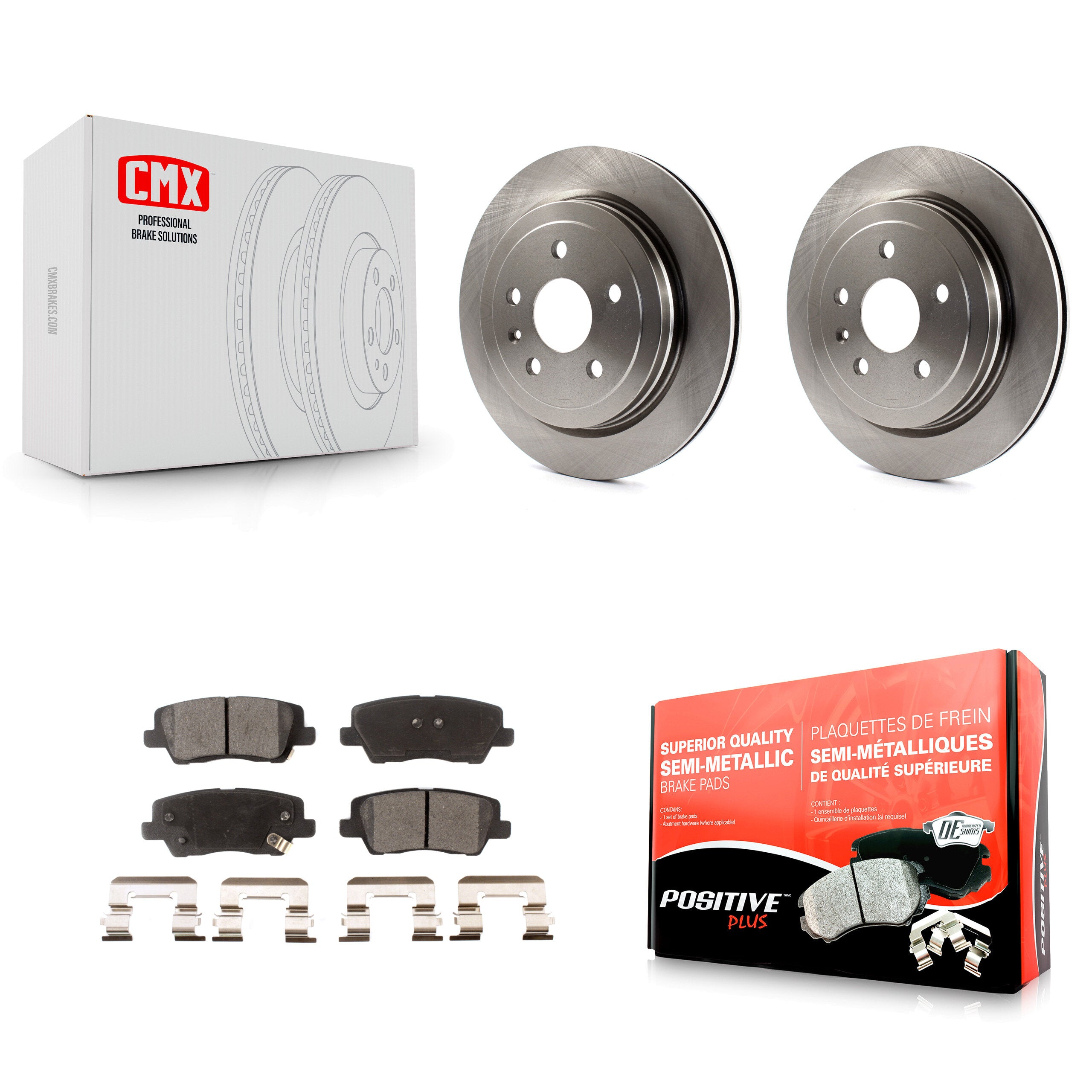 Transit Auto K8F-101559 Disc Brake Kit for 2015-2019 Cadillac CTS - Rear product image