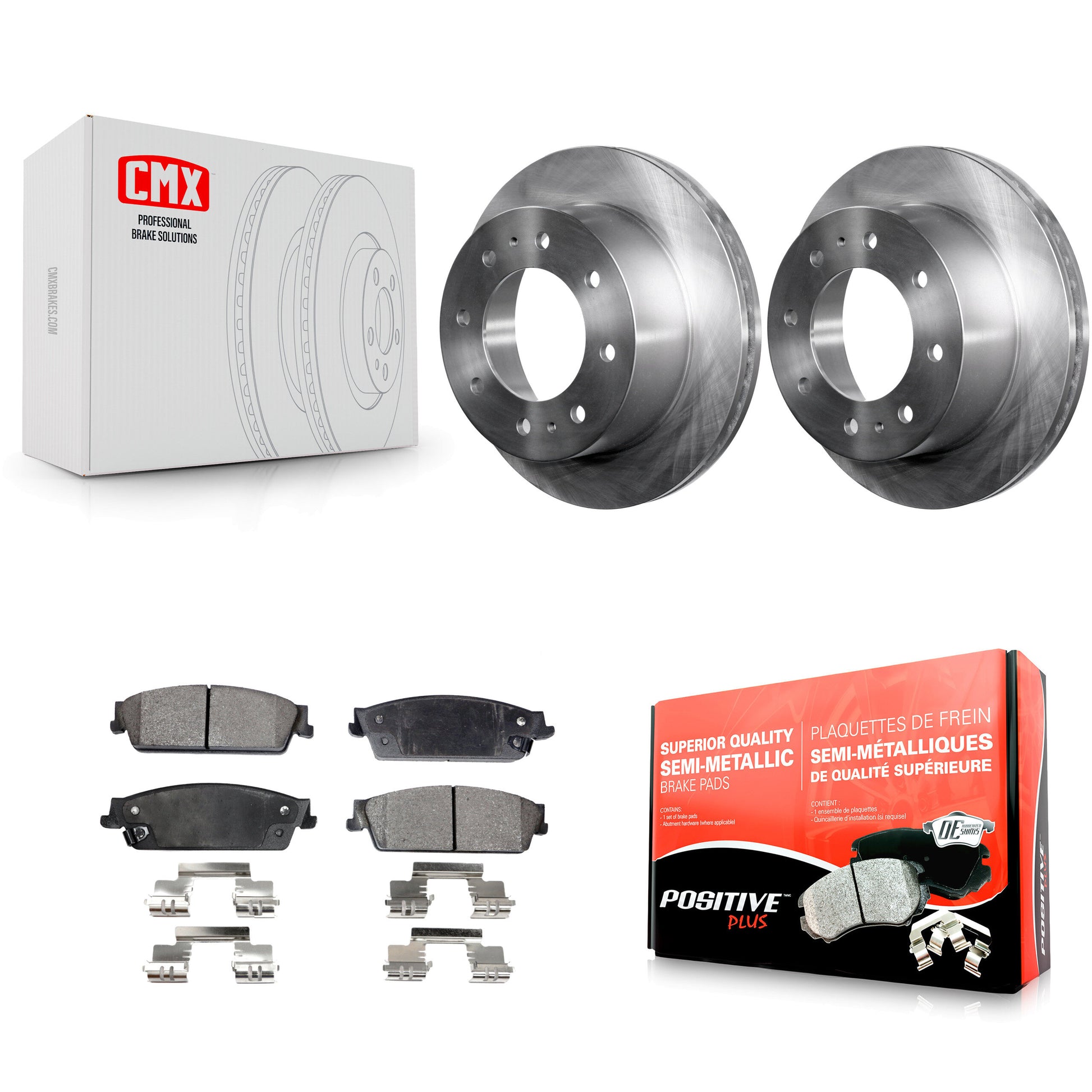 Transit Auto K8F-101567 Disc Brake Kit for 2011 Chevrolet Silverado 1500 - Rear product image