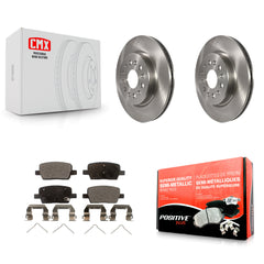 Transit Auto K8F-101574 Disc Brake Kit for 2017-2020 Cadillac XT6, Chevrolet Traverse, Chevrolet Blazer & more - Rear product image