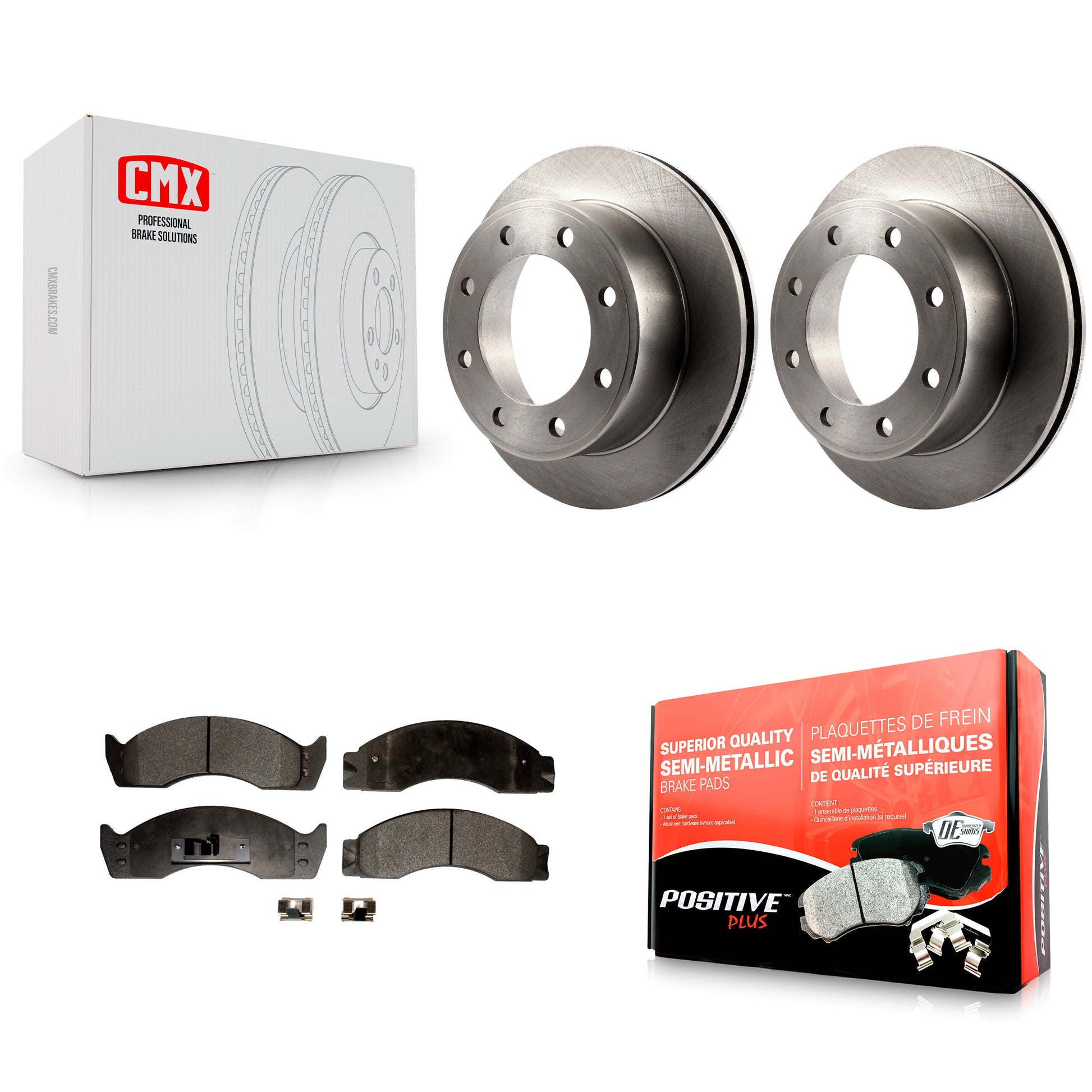 Transit Auto K8F-101585 Disc Brake Kit for 2000-2001 Ford E-450 Econoline Super Duty - Rear product image