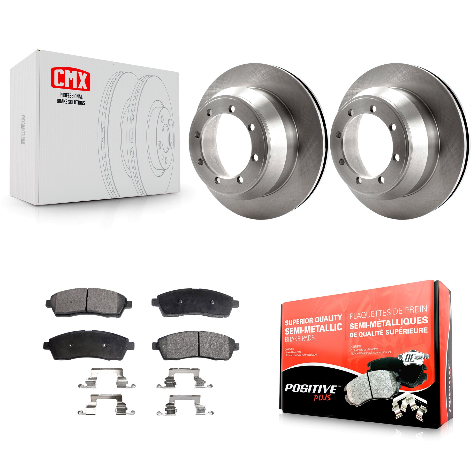 Transit Auto K8F-101588 Disc Brake Kit for 1999-2004 Ford F-350 Super Duty - Rear product image