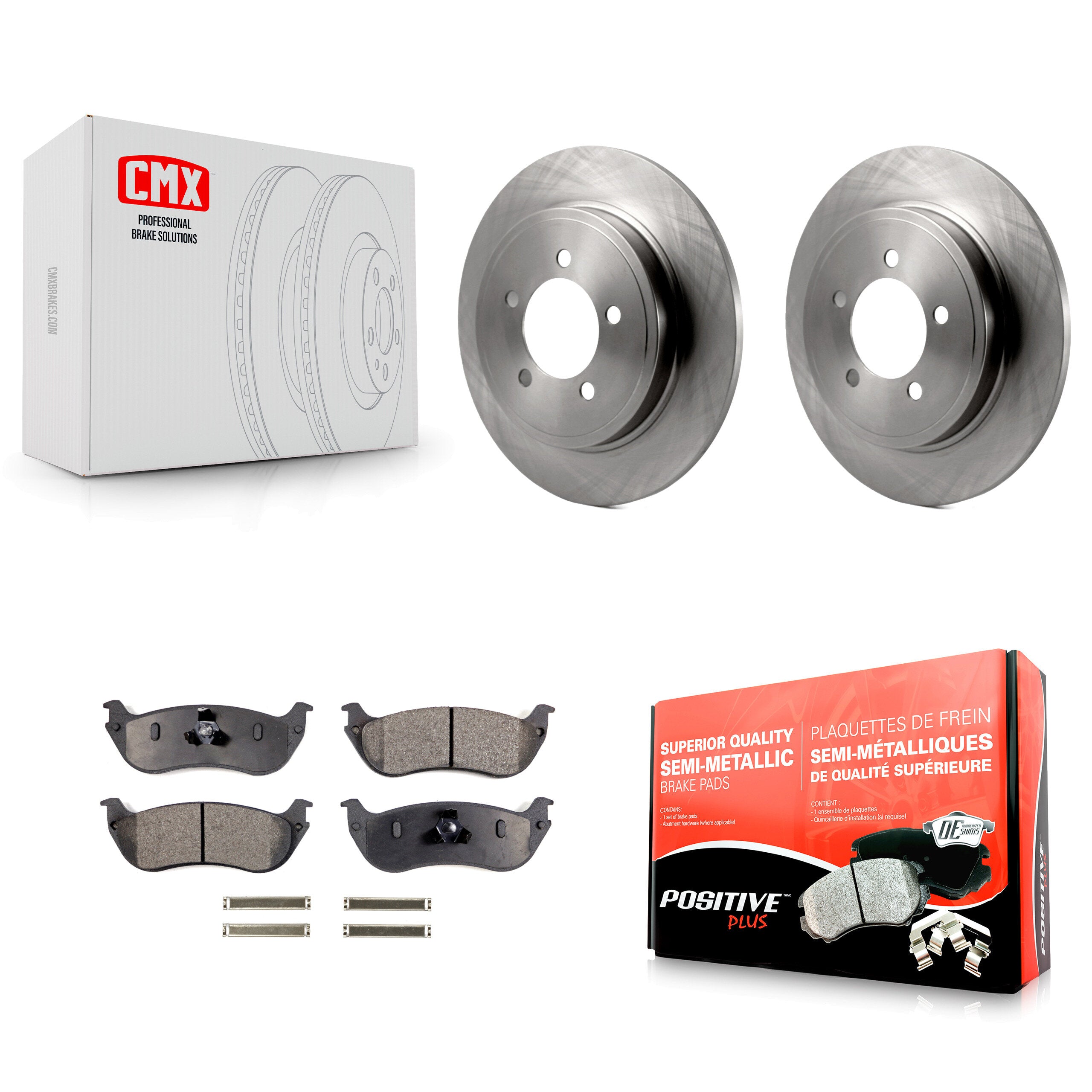 Transit Auto K8F-101593 Disc Brake Kit for 2002-2005 Ford Explorer, Mercury Mountaineer - Rear product image
