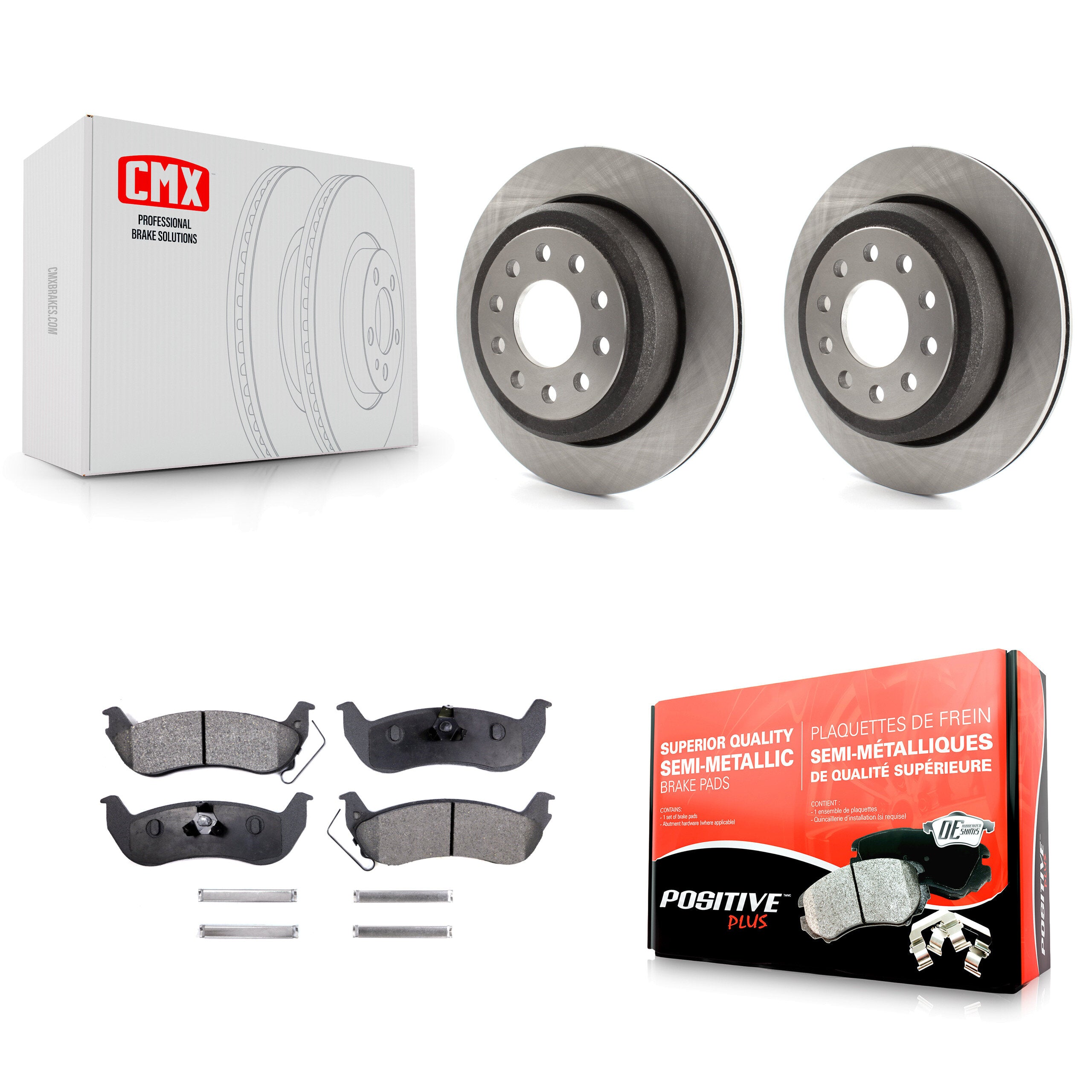 Transit Auto K8F-101595 Disc Brake Kit for 2003-2011 Lincoln Town Car - Rear product image