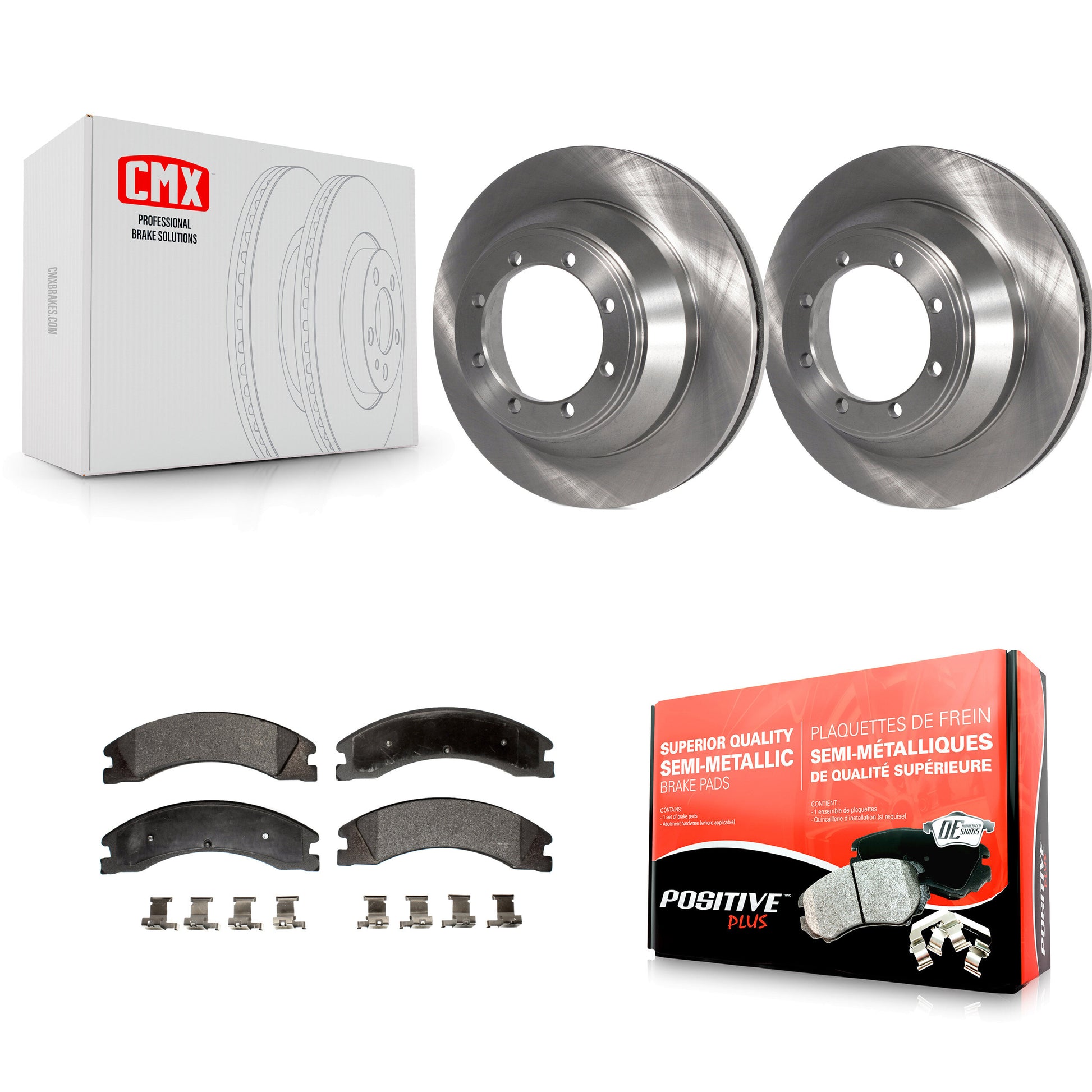 Transit Auto K8F-101623 Disc Brake Kit for 2008-2023 Ford E-450 Super Duty - Rear product image