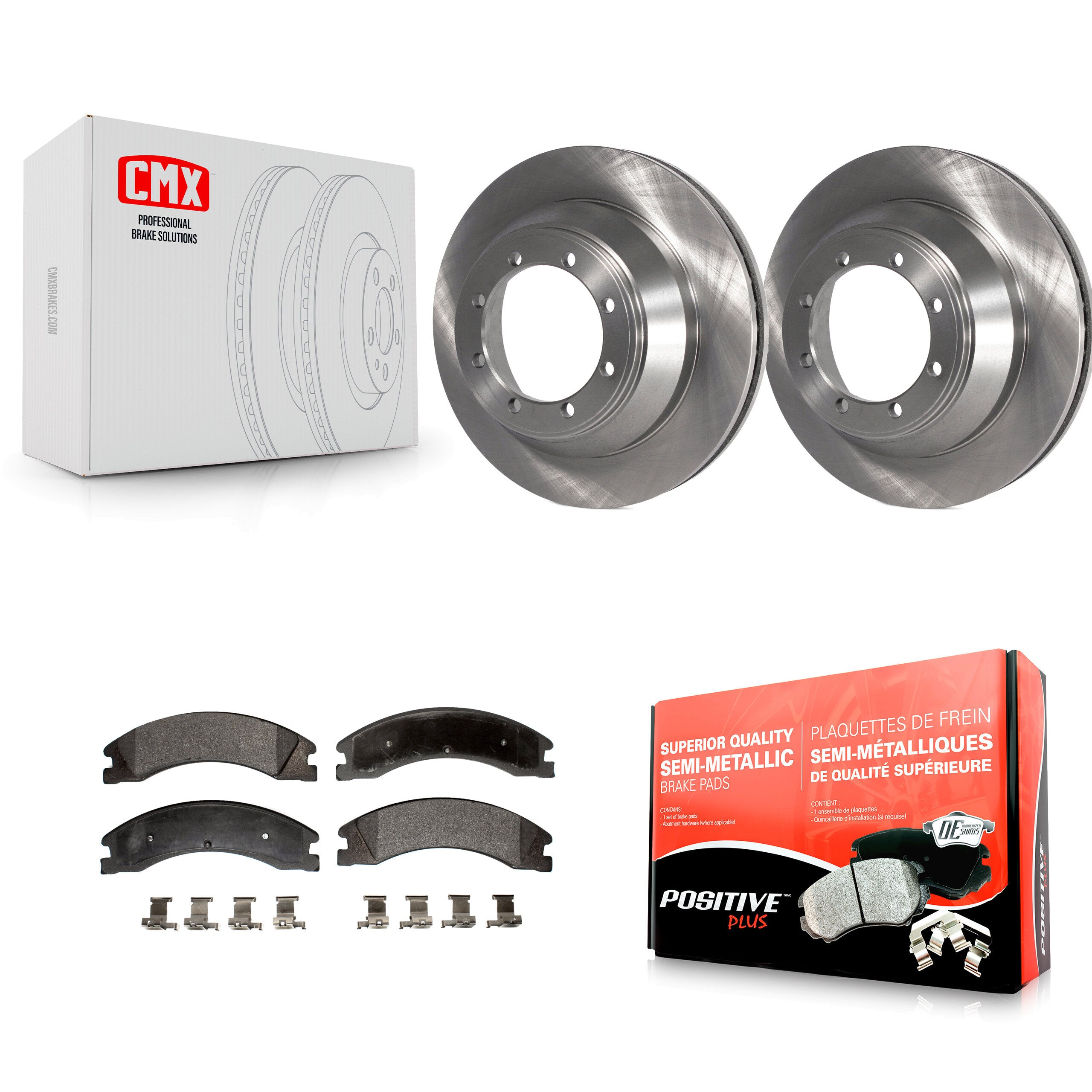 Transit Auto K8F-101623 Disc Brake Kit for 2008-2023 Ford E-450 Super Duty - Rear product image