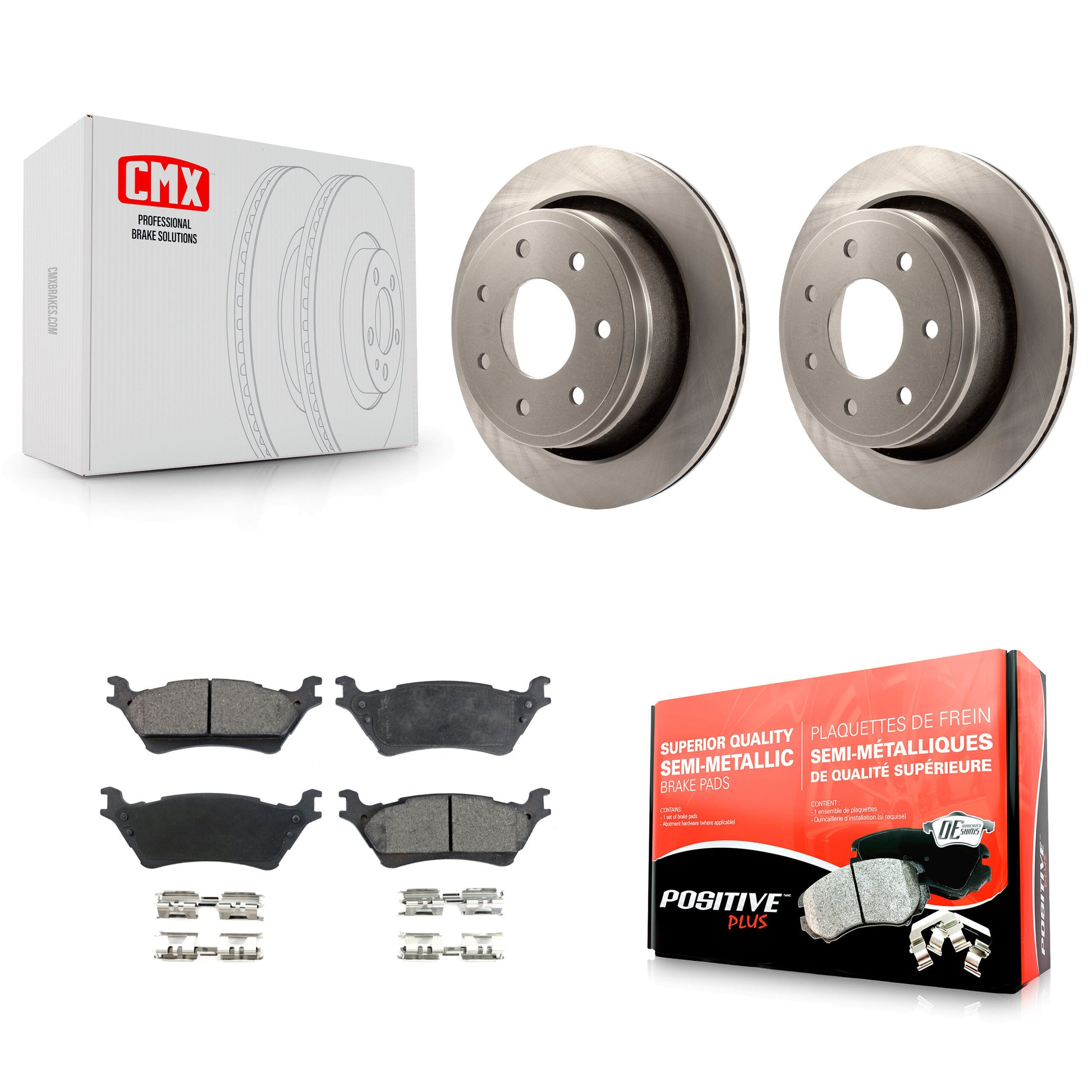 Transit Auto K8F-101627 Disc Brake Kit for 2012-2014 Ford F-150 - Rear product image