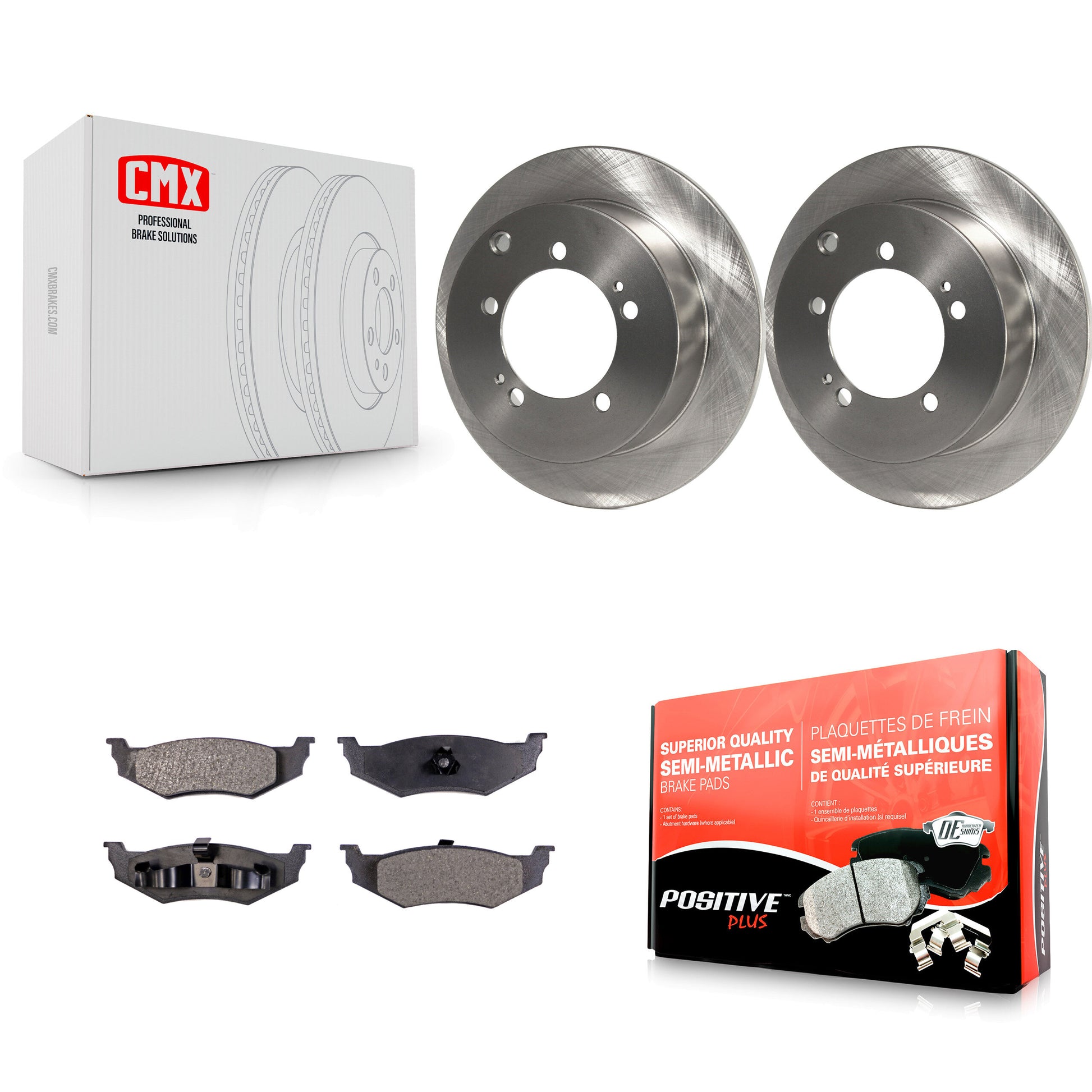 Transit Auto K8F-101642 Disc Brake Kit for 2000 Dodge Stratus - Rear product image