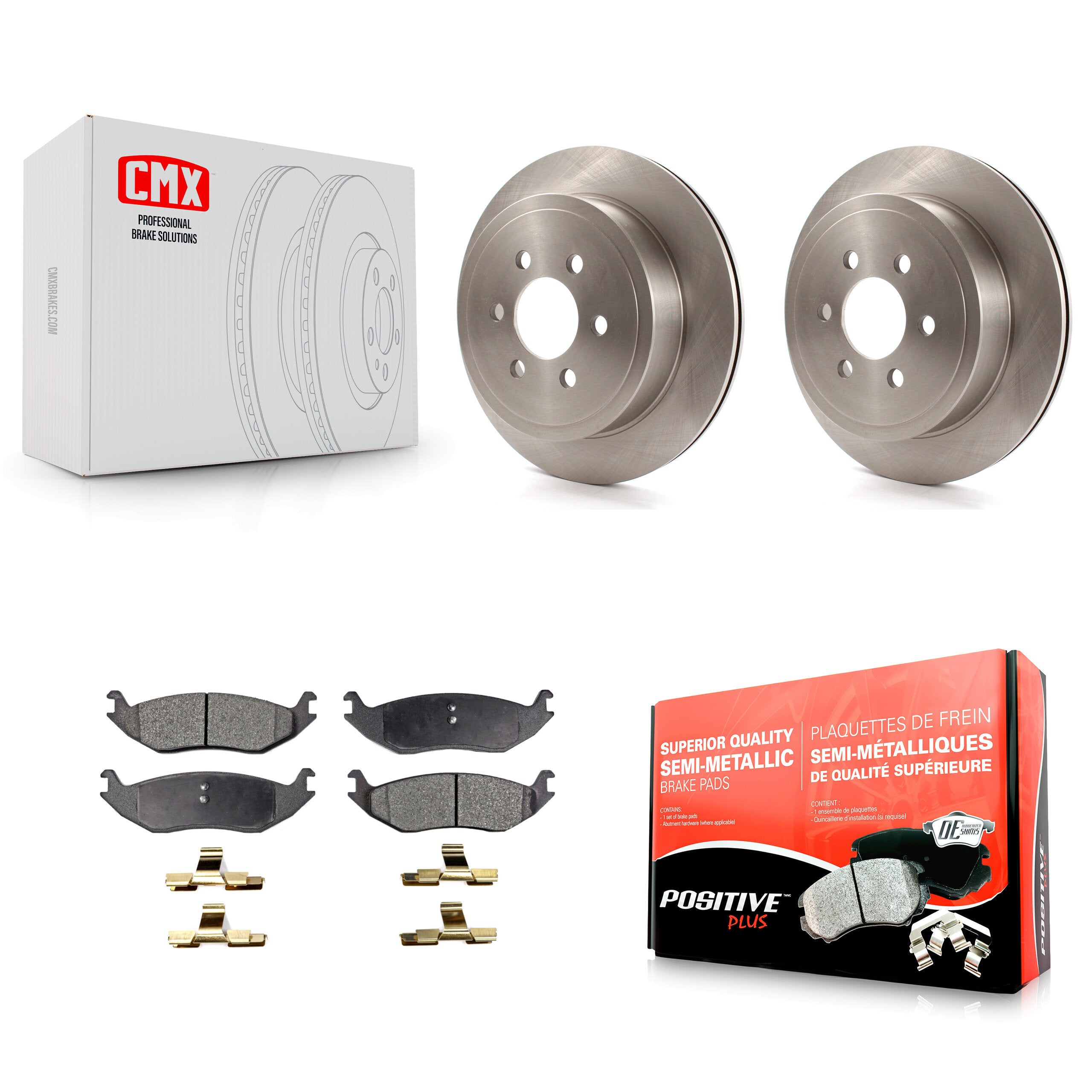 Transit Auto K8F-101651 Disc Brake Kit for 2003 Dodge Durango - Rear product image