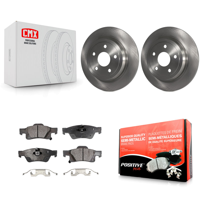 Transit Auto K8F-101675 Disc Brake Kit for 2011-2017 Dodge Durango, Jeep Grand Cherokee - Rear product image