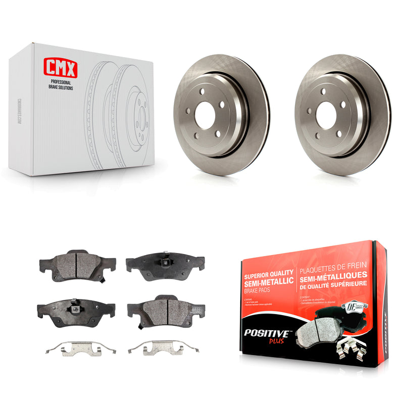Transit Auto K8F-101676 Disc Brake Kit for 2011-2022 Jeep Grand Cherokee WK, Dodge Durango, Jeep Grand Cherokee - Rear product image