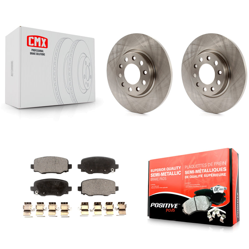 Transit Auto K8F-101680 Disc Brake Kit for 2014-2022 Chrysler 200, Jeep Cherokee - Rear product image