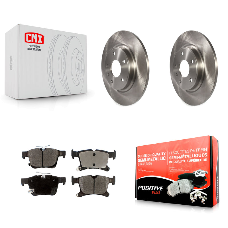 Transit Auto K8F-101685 Disc Brake Kit for 2017-2024 Chrysler Pacifica, Chrysler Grand Caravan, Chrysler Voyager - Rear product image