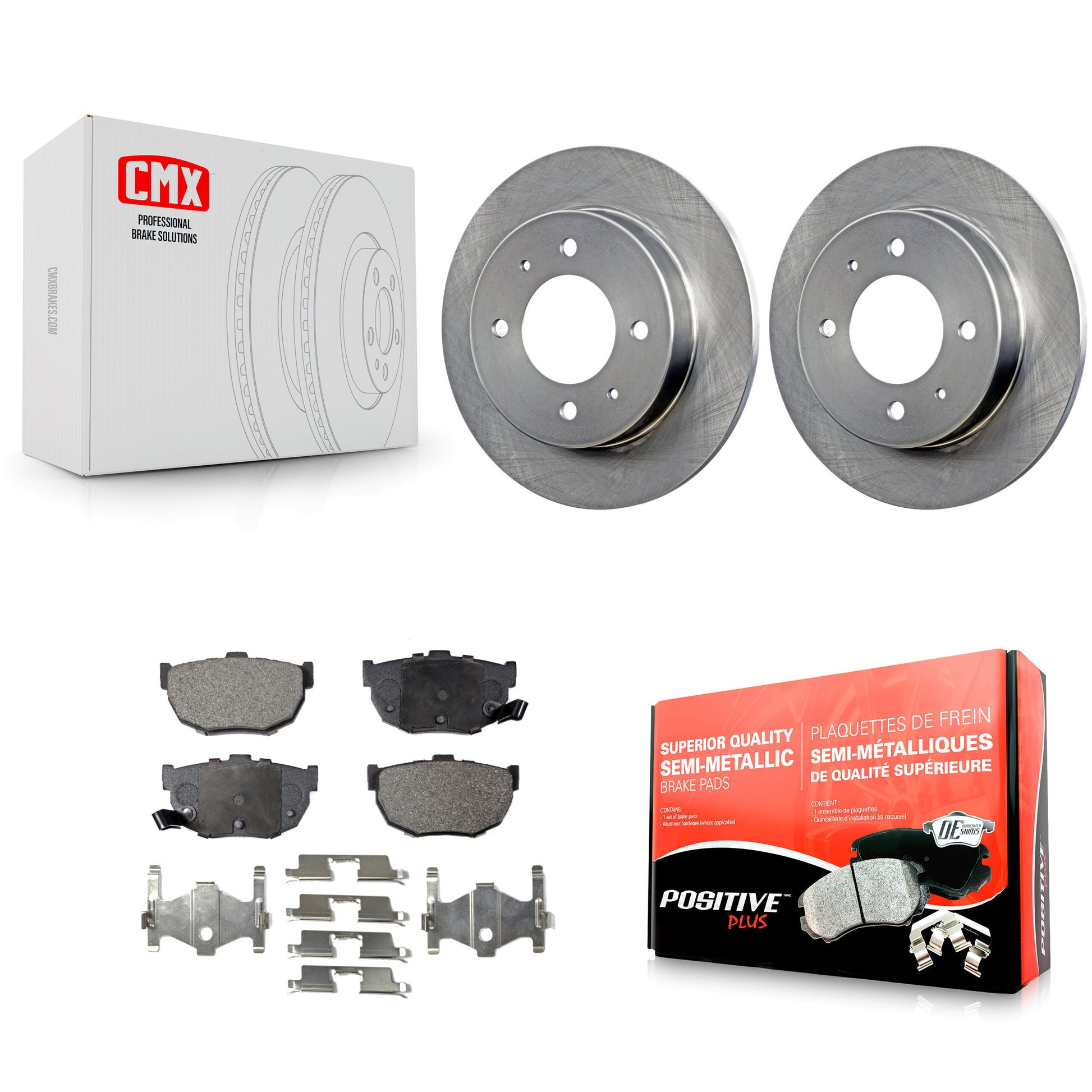 Transit Auto K8F-101707 Disc Brake Kit for 1996-2006 Hyundai Elantra, Hyundai Tiburon - Rear product image