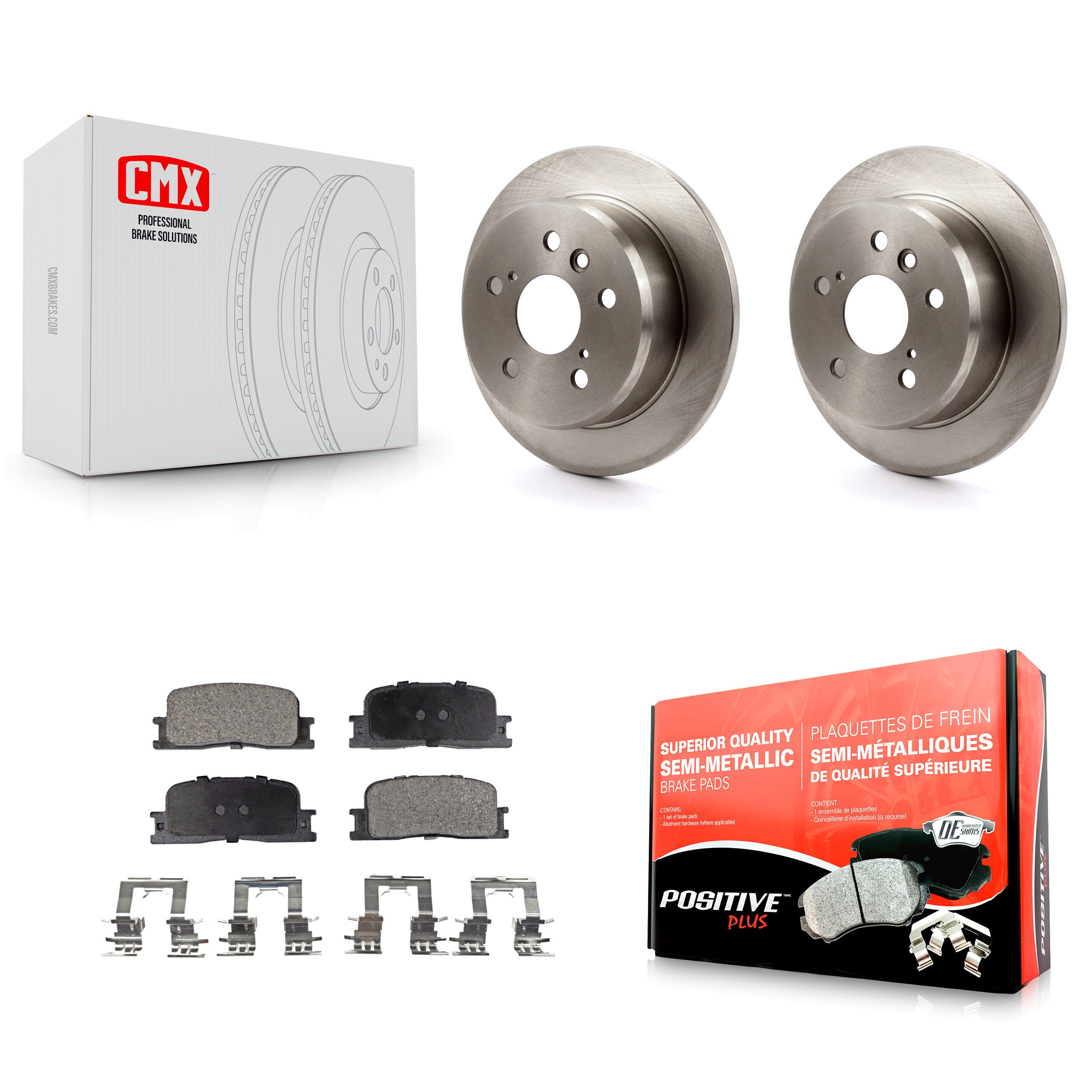 Transit Auto K8F-101741 Disc Brake Kit for 2002-2006 Lexus ES330, Lexus ES300, Toyota Camry - Rear product image