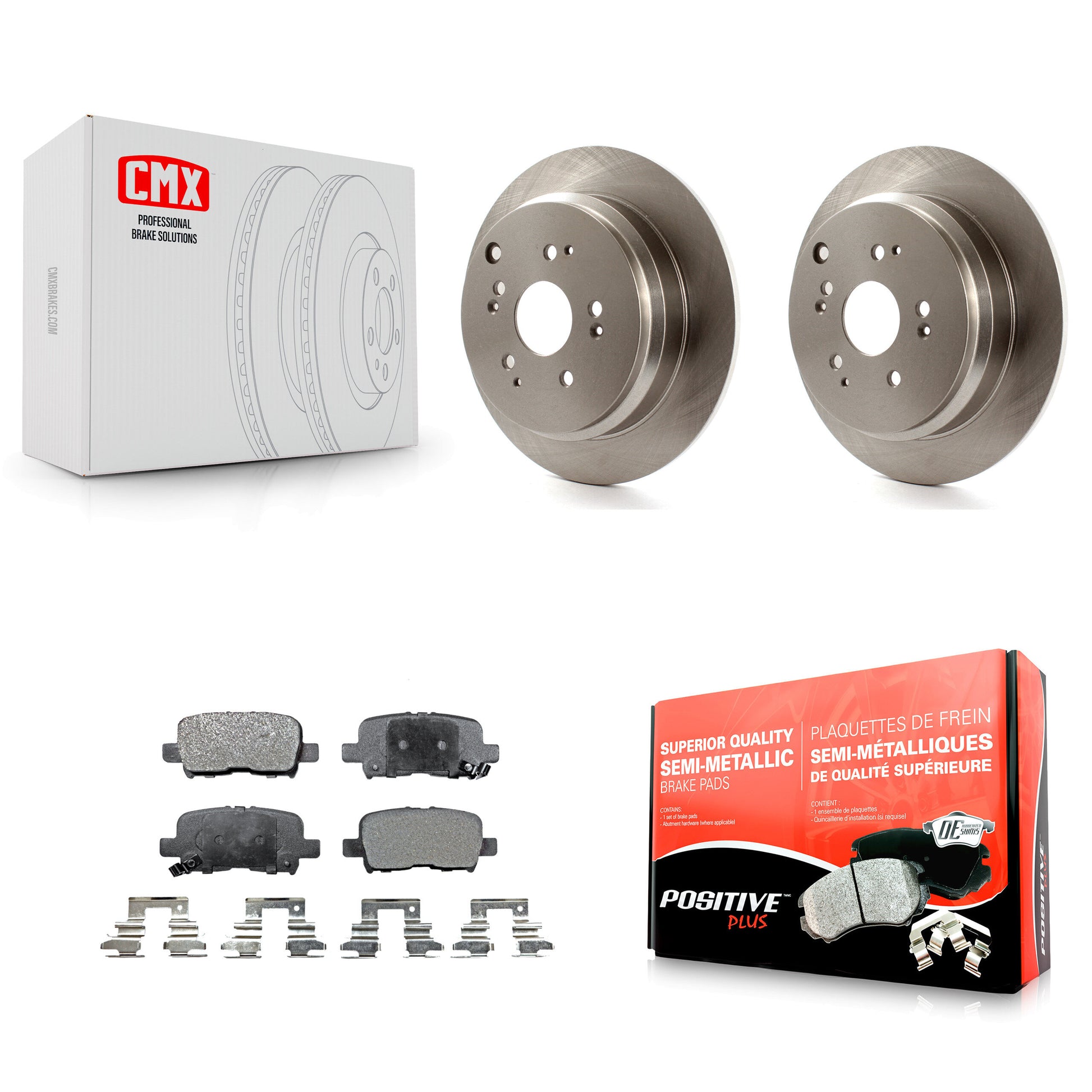 Transit Auto K8F-101746 Disc Brake Kit for 2002-2004 Honda Odyssey - Rear product image