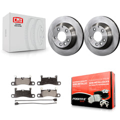 Transit Auto K8F-101776 Disc Brake Kit for 2011-2018 Porsche Cayenne, Volkswagen Touareg - Rear product image