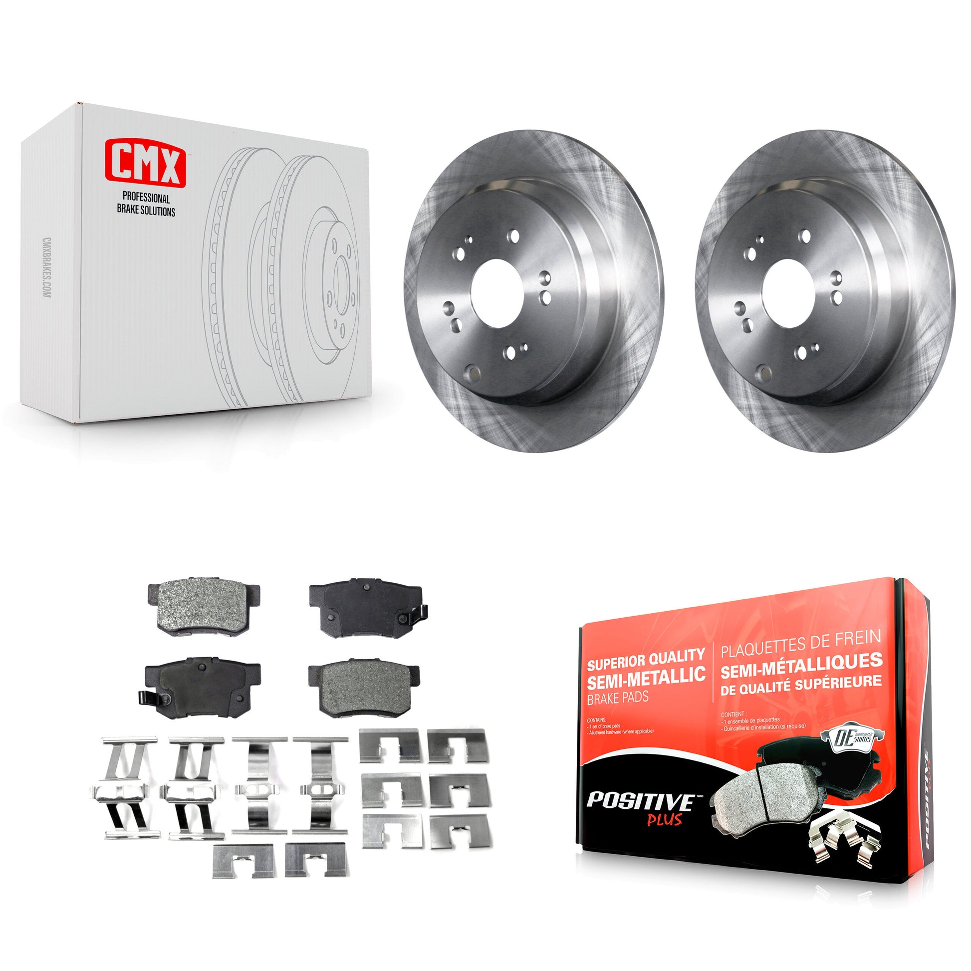 Transit Auto K8F-101788 Disc Brake Kit for 2007-2012 Acura RDX - Rear product image