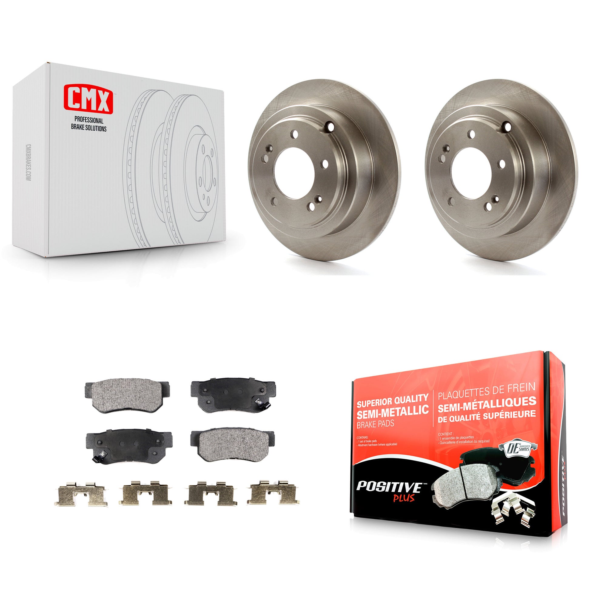 Transit Auto K8F-101790 Disc Brake Kit for 2004-2006 Kia Amanti - Rear product image