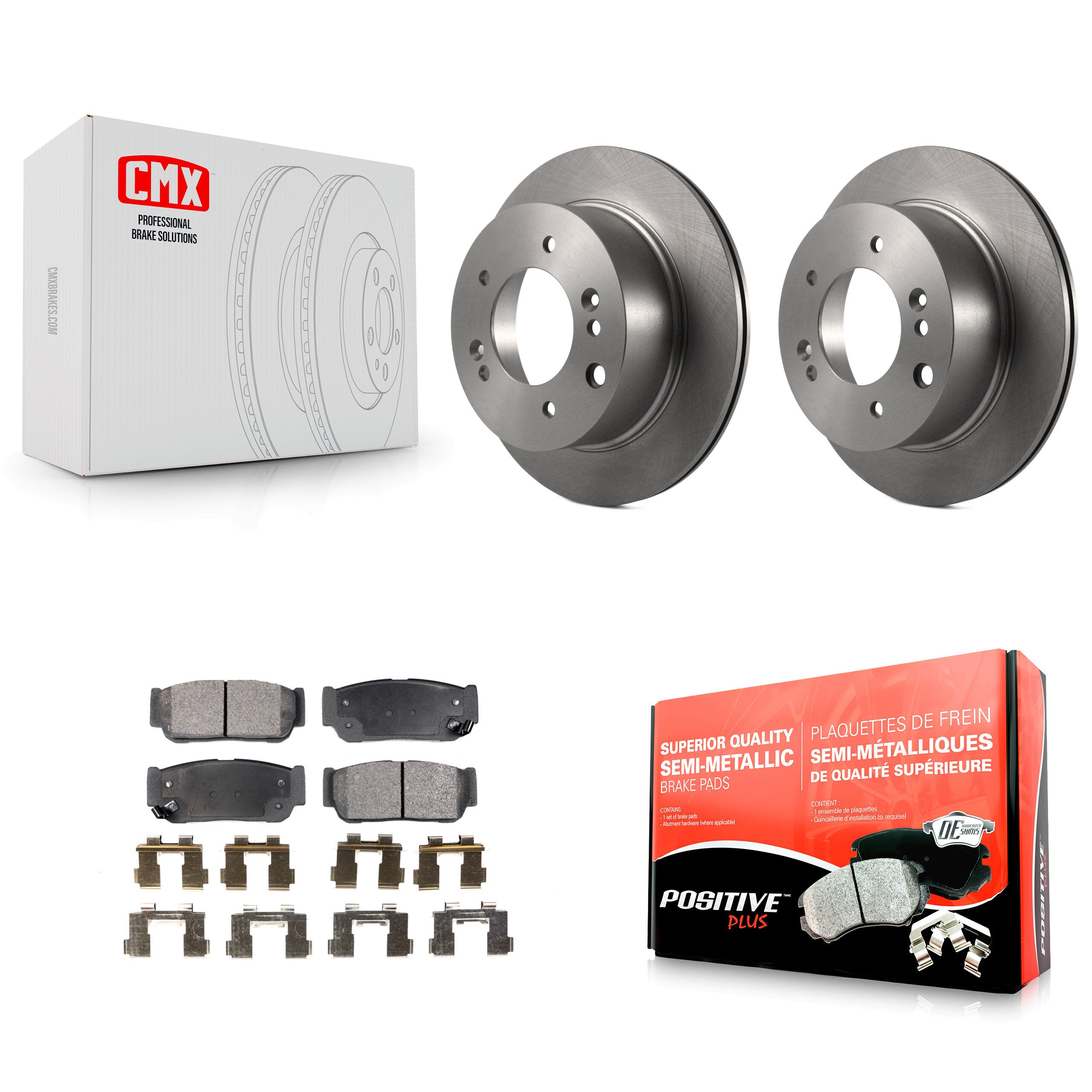 Transit Auto K8F-101791 Disc Brake Kit for 2003-2006 Kia Sorento - Rear product image