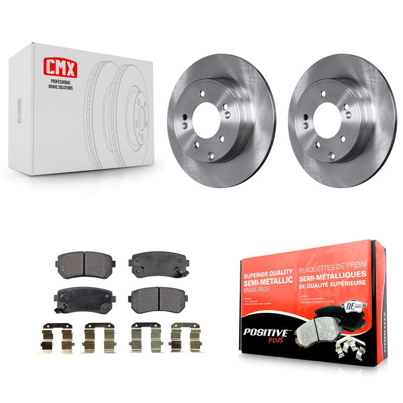Transit Auto K8F-101817 Disc Brake Kit for 2014-2017 Hyundai Tucson, Hyundai Sonata, Kia Cadenza - Rear product image